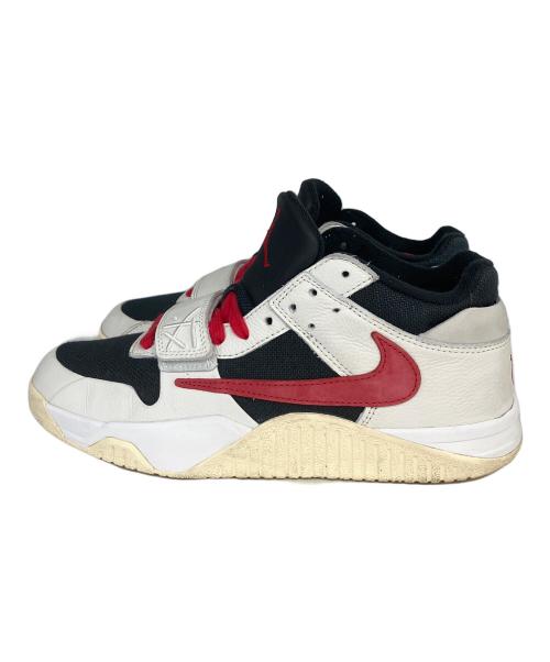NIKE（ナイキ）NIKE (ナイキ) TRAVIS SCOTT (トラヴィススコット) Jumpman Jack TR（ジャンプマンジャック） ブラウン×ホワイト サイズ:US10.5の古着・服飾アイテム