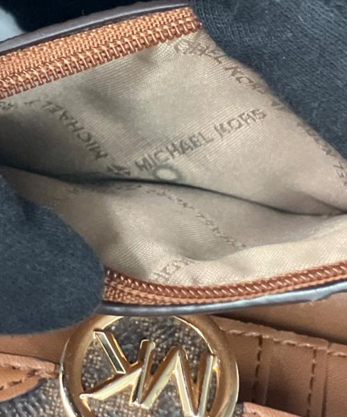 MICHAEL KORS（マイケルコース）MICHAEL KORS (マイケルコース) 3つ折り財布 ブラウンの古着・服飾アイテム