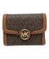MICHAEL KORS（マイケルコース）の古着「3つ折り財布」｜ブラウン