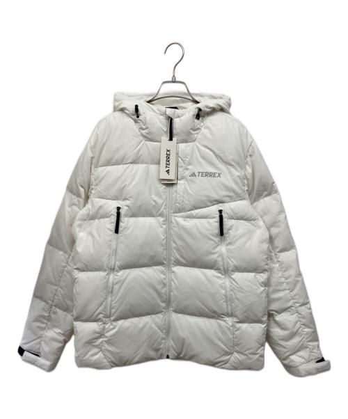 adidas（アディダス）adidas (アディダス) ダウンジャケット ホワイト サイズ:Lの古着・服飾アイテム