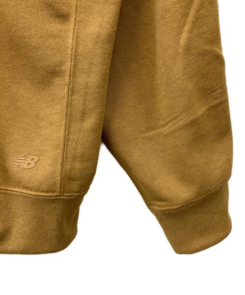 NEW BALANCE（ニューバランス）NEW BALANCE (ニューバランス) プルオーバーパーカー ブラウン サイズ:Mの古着・服飾アイテム