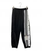 adidasアディダス）の古着「トラックパンツ」｜ブラック×ホワイト
