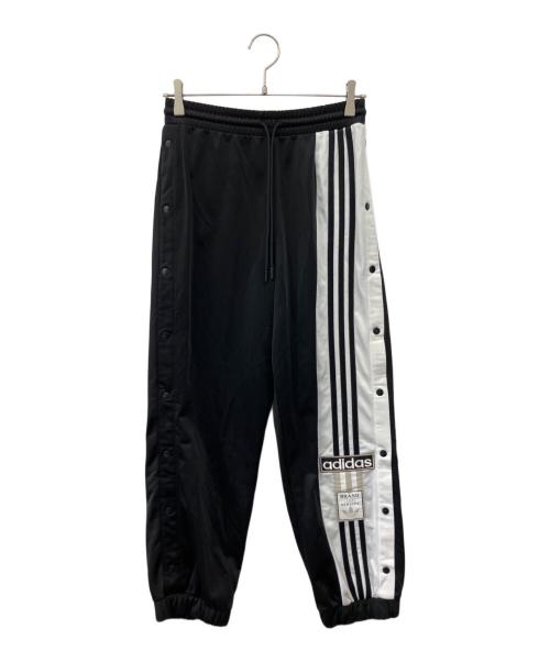adidas（アディダス）adidas (アディダス) トラックパンツ ブラック×ホワイト サイズ:Mの古着・服飾アイテム