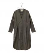 MARW UNITED ARROWSマルゥ ユナイテッドアローズ）の古着「長袖ワンピース」｜オリーブ