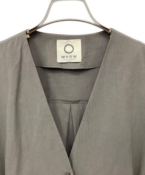 MARW UNITED ARROWS（マルゥ ユナイテッドアローズ）MARW UNITED ARROWS (マルゥ ユナイテッドアローズ) 長袖ワンピース オリーブ サイズ:Fの古着・服飾アイテム