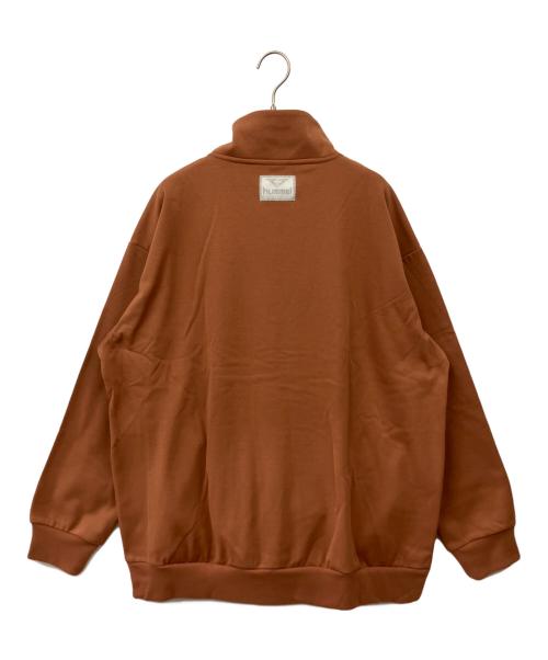 hummel（ヒュンメル）hummel (ヒュンメル) ハーフジップスウェット ブラウン サイズ:Lの古着・服飾アイテム
