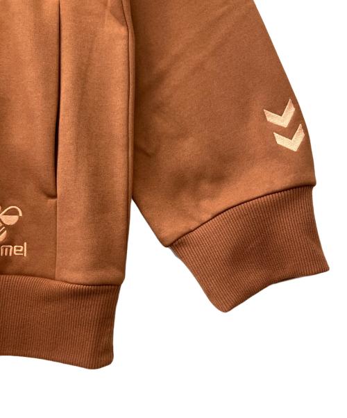 hummel（ヒュンメル）hummel (ヒュンメル) ハーフジップスウェット ブラウン サイズ:Lの古着・服飾アイテム