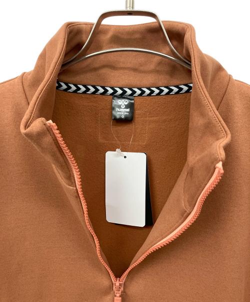 hummel（ヒュンメル）hummel (ヒュンメル) ハーフジップスウェット ブラウン サイズ:Lの古着・服飾アイテム