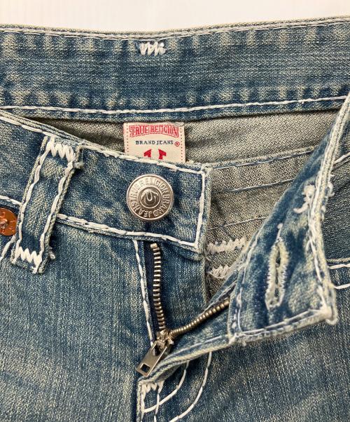 TRUE RELIGION（トゥルー レリジョン）TRUE RELIGION (トゥルー レリジョン) デニムパンツ インディゴ サイズ:68.5(W27)の古着・服飾アイテム