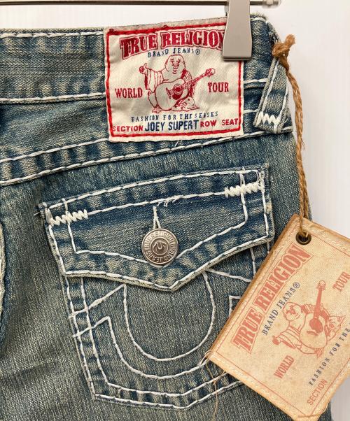 TRUE RELIGION（トゥルー レリジョン）TRUE RELIGION (トゥルー レリジョン) デニムパンツ インディゴ サイズ:68.5(W27)の古着・服飾アイテム