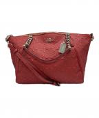 COACHコーチ）の古着「2WAYバッグ」｜レッド