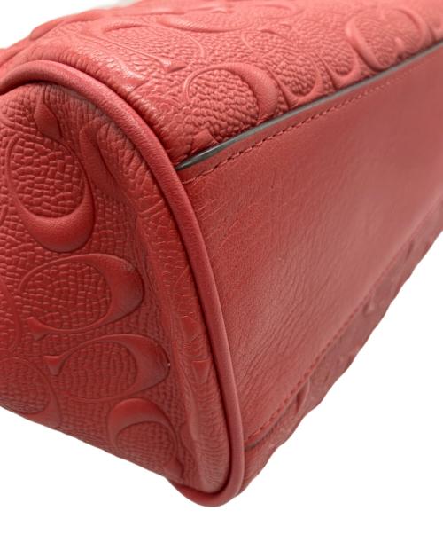 COACH（コーチ）COACH (コーチ) 2WAYバッグ レッドの古着・服飾アイテム