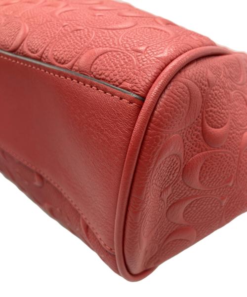 COACH（コーチ）COACH (コーチ) 2WAYバッグ レッドの古着・服飾アイテム