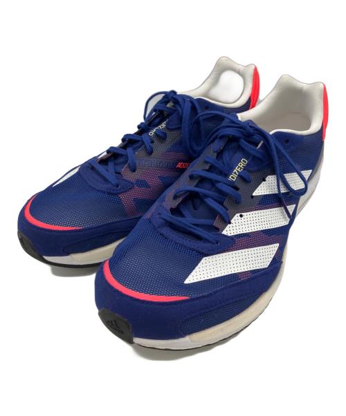 adidas（アディダス）adidas (アディダス) アディゼロ ジャパン 6 ネイビー×ピンク サイズ:28cmの古着・服飾アイテム