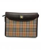Burberry'sバーバリー）の古着「クラッチバッグ」｜ブラウン