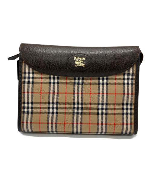 Burberry's（バーバリー）Burberry's (バーバリー) クラッチバッグ ブラウンの古着・服飾アイテム