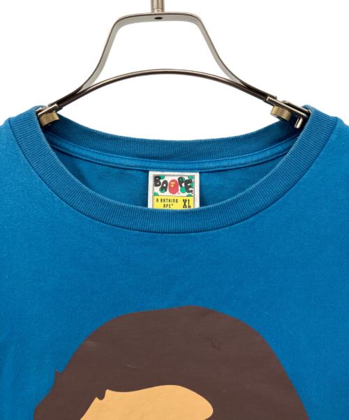 A BATHING APE（ア ベイシング エイプ）A BATHING APE (ア ベイシング エイプ) 半袖Tシャツ ブルー サイズ:XLの古着・服飾アイテム