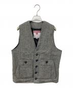 Harris Tweedハリスツイード）の古着「ベスト」｜ライトグレー