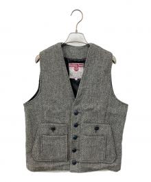 Harris Tweed（ハリスツイード）の古着「ベスト」｜ライトグレー