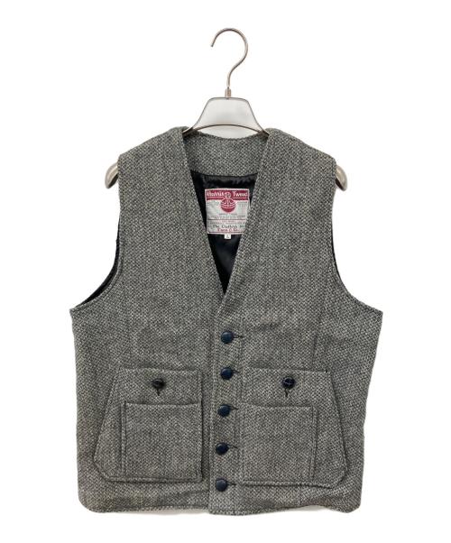 Harris Tweed（ハリスツイード）Harris Tweed (ハリスツイード) ベスト ライトグレー サイズ:Lの古着・服飾アイテム