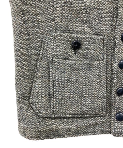 Harris Tweed（ハリスツイード）Harris Tweed (ハリスツイード) ベスト ライトグレー サイズ:Lの古着・服飾アイテム
