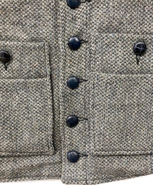 Harris Tweed（ハリスツイード）Harris Tweed (ハリスツイード) ベスト ライトグレー サイズ:Lの古着・服飾アイテム