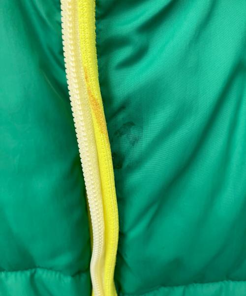 NANGA（ナンガ）NANGA (ナンガ) ダウンベスト グリーン×イエロー サイズ:XLの古着・服飾アイテム