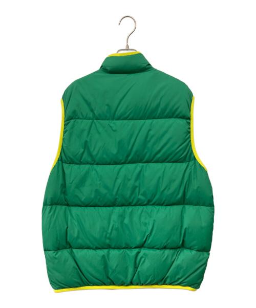 NANGA（ナンガ）NANGA (ナンガ) ダウンベスト グリーン×イエロー サイズ:XLの古着・服飾アイテム