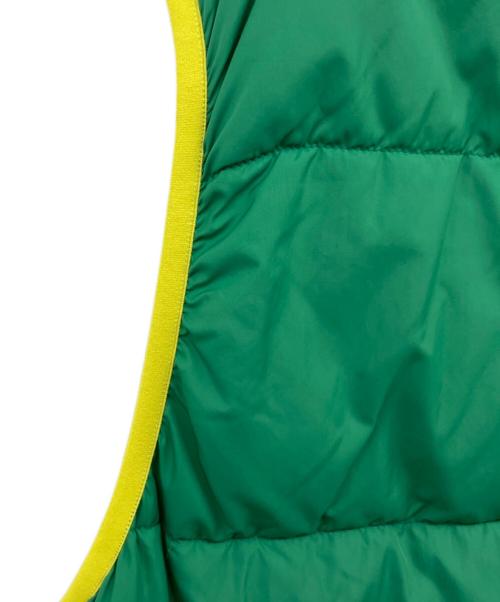 NANGA（ナンガ）NANGA (ナンガ) ダウンベスト グリーン×イエロー サイズ:XLの古着・服飾アイテム