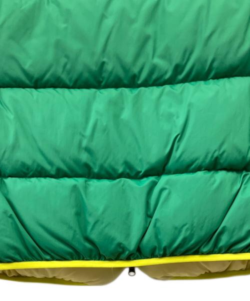 NANGA（ナンガ）NANGA (ナンガ) ダウンベスト グリーン×イエロー サイズ:XLの古着・服飾アイテム