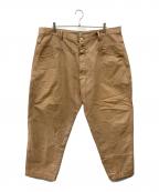 MARITHE+FRANCOIS GIRBAUDマリテフランソワジルボー）の古着「ペインターパンツ」｜ブラウン