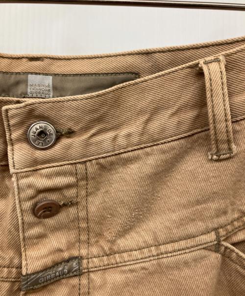 MARITHE+FRANCOIS GIRBAUD（マリテフランソワジルボー）MARITHE+FRANCOIS GIRBAUD (マリテフランソワジルボー) ペインターパンツ ブラウン サイズ:106cm(W42)の古着・服飾アイテム