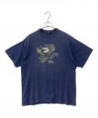 stussyステューシー）の古着「半袖Tシャツ」｜ブルー