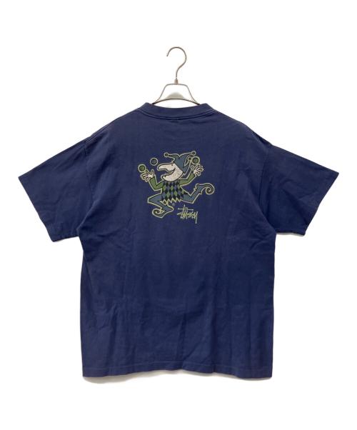 stussy（ステューシー）stussy (ステューシー) 半袖Tシャツ ブルー サイズ:XLの古着・服飾アイテム