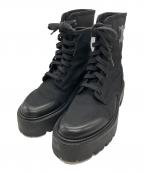 CELINEセリーヌ）の古着「ハイカットスニーカー」｜ブラック