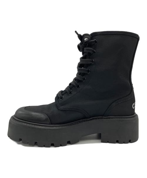 CELINE（セリーヌ）CELINE (セリーヌ) ハイカットスニーカー ブラック サイズ:38の古着・服飾アイテム