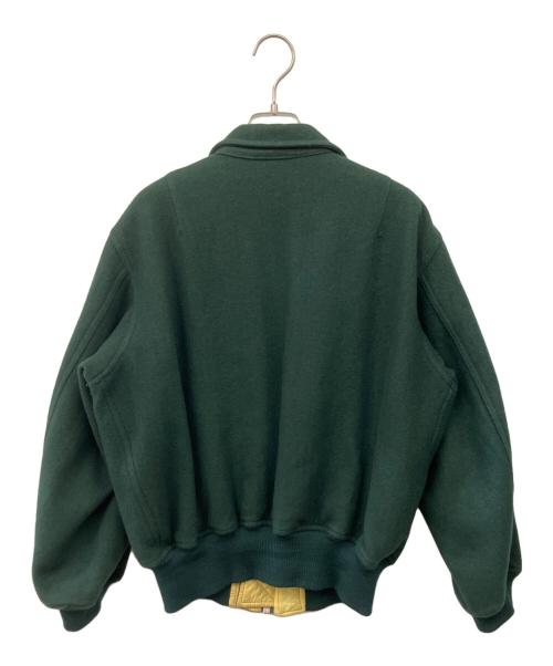 PINK HOUSE（ピンクハウス）PINK HOUSE (ピンクハウス) スタジャン グリーン サイズ:Mの古着・服飾アイテム