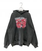 SUPPLIERサプライヤー）の古着「プルオーバーパーカー」｜ブラック