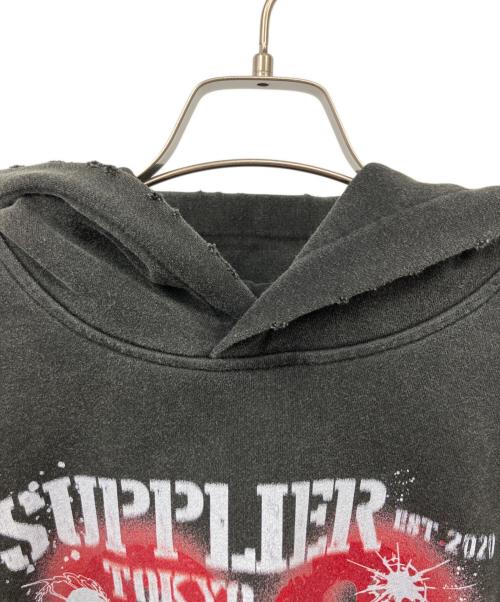 SUPPLIER（サプライヤー）SUPPLIER (サプライヤー) プルオーバーパーカー ブラック サイズ:Mの古着・服飾アイテム