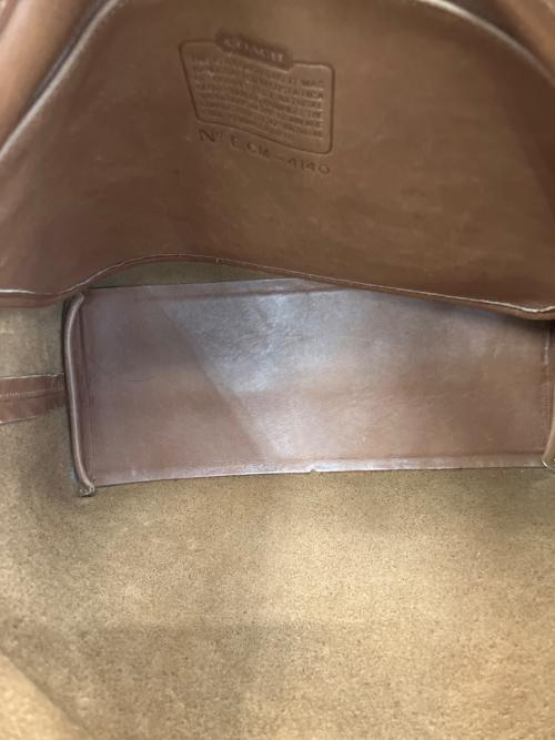 COACH（コーチ）COACH (コーチ) レザートートバッグ ブラウンの古着・服飾アイテム