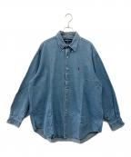 RALPH LAURENラルフローレン）の古着「デニムシャツ」｜ブルー