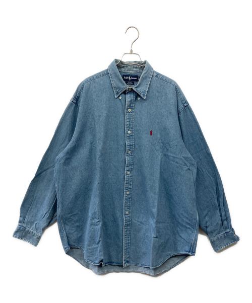 RALPH LAUREN（ラルフローレン）RALPH LAUREN (ラルフローレン) デニムシャツ ブルー サイズ:XLの古着・服飾アイテム