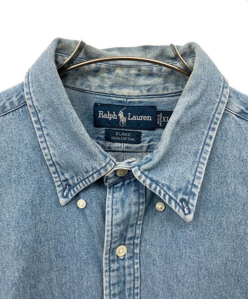RALPH LAUREN（ラルフローレン）RALPH LAUREN (ラルフローレン) デニムシャツ ブルー サイズ:XLの古着・服飾アイテム