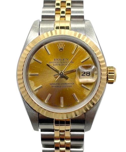 ROLEX（ロレックス）ROLEX (ロレックス) Datejust 26/デイトジャスト26コンビ レディ/Ref.69173/シャンパン文字盤 シャンパン文字盤 サイズ:26mmの古着・服飾アイテム