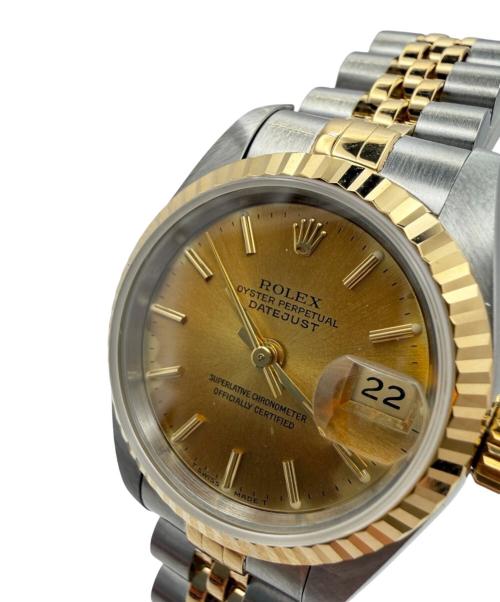 ROLEX（ロレックス）ROLEX (ロレックス) Datejust 26/デイトジャスト26コンビ レディ/Ref.69173/シャンパン文字盤 シャンパン文字盤 サイズ:26mmの古着・服飾アイテム