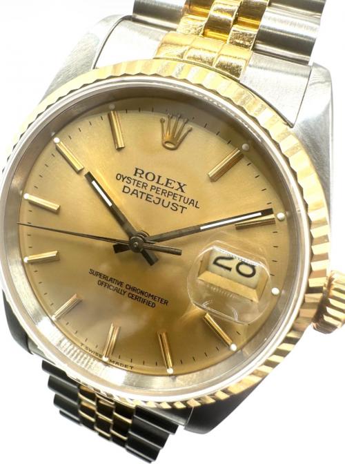 ROLEX（ロレックス）ROLEX (ロレックス) Datejust 36 デイトジャスト 36 Ref.16233 36mm シャンパン文字盤 シャンパンダイヤル サイズ:36mm/19.5cmの古着・服飾アイテム