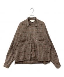 wonderland（ワンダーランド）の古着「長袖シャツ」｜ブラウン×グリーン