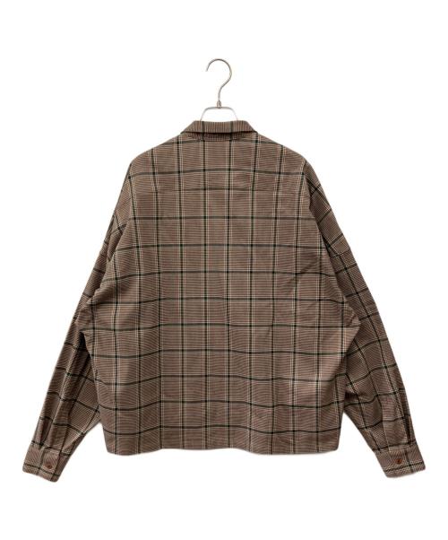 wonderland（ワンダーランド）wonderland (ワンダーランド) 長袖シャツ ブラウン×グリーン サイズ:1の古着・服飾アイテム