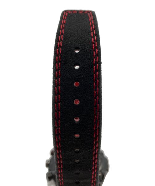 CASIO（カシオ）CASIO (カシオ) EDIFICE (エディフィス) 腕時計 ブラック×レッドの古着・服飾アイテム