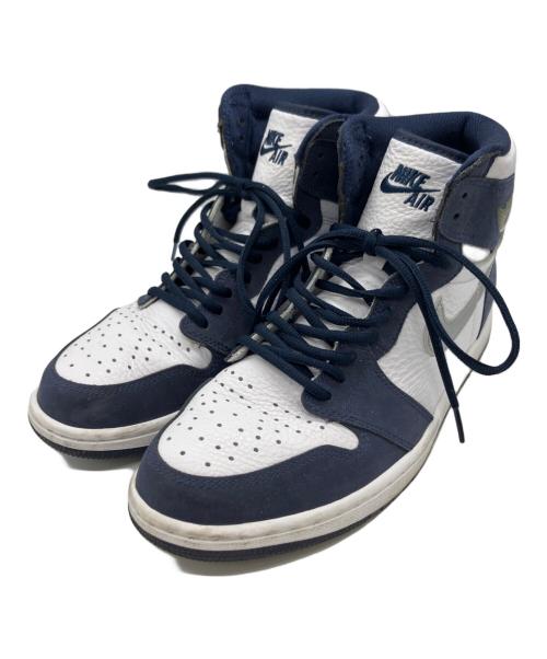 NIKE（ナイキ）NIKE (ナイキ) Jordan 1 High(エアジョーダンワンハイ) ネイビー×ホワイト サイズ:28.5cmの古着・服飾アイテム